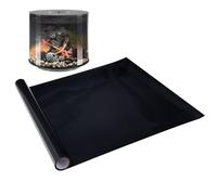 Fish Tank Background - Black Aquarium Poster | Self Adhesive Backdrop | Static Cling PVC Material, No Tape Required, Easy Underwater Observation, Flat Lay Decoration, Cuttable Wallpaper