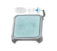 Fish Tank Bubbler, Fish Bowl Aerator Stone with Stainless Steel Base, Creative Oxygen Diffuser Accessories for Hydroponic Buckets, Ponds