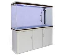 Monster Shop Aquarium Fish Tank and Cabinet - White, White