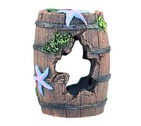 Fish Tank Cave - Aquarium Broken Barrel Cave | Fish Shelter Cave Set, Fish Tank Hides Caves, Aquarium Broken Barrel,Fish Tank Landscape For Bottom Fish Pleco Shrimp Cichlid And Betta