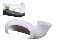 Fish Tank Cave, Aquarium Underground Tunnel Cave, Fish Tank Underwater Ornament, Aquarium Accessories Decor for Betta, Turtle, Lizard, Snake, Shrimp and Small Pets