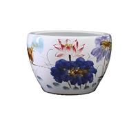 Fish Tank Ceramic Finish Fish Tank White Living Room Feng Shui(40cm)