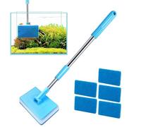 Fish Tank Cleaner Brush Length Adjustable Fish Tank Glass Washing Tools