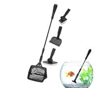 Fish Tank Cleaning Kit - Small Fish Tank Cleaner | Reusable Sponge Pad Net Brush Clean Accessories For Home Terrarium Paludarium