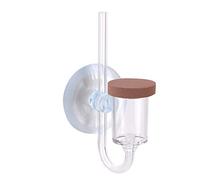 Fish Tank CO2 Diffuser with Suction Cup Water Plants Refiner Atomizer Transparent Acrylic Aquarium Carbon Dioxide Bubble Counter(L, M, S)(M)