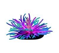 Fish Tank Coral Decorations - Luminous Coral Plants - Ornaments for Betta | Silicone Soft Lights Artificial | Glow in the Dark Aquarium Plants - For Freshwater Salt Water | 14 x 12 x 7 cm
