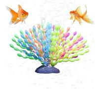 Fish Tank Coral - Realistic Soft Landscaping | Artificial Coral Aquarium Statue,for Pet Lovers Urban Dwellers Pond Study Meeting Rooms Library Restaurant Apartment