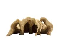 Fish Tank Decor, 3D Printed Natural Curve Under Gravel Tunnel Cave, 2025 Updated Fish Tunnel for Aquarium, Hideout Aquarium Decor for Corydora Catfish, Loach