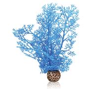 biOrb Fish Tank Decorations, Aquatic Horn Coral Plant With Weighted Ball (1 x Blue Aquarium Plant), Artificial Fish Tank Plants To Add Colour, Natural-Looking Aquarium Decor For Scenic Background