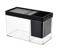 Fish Tank - Decorative Fish Bowls, Transparent Desktop Fish Aquarium, Cute Small Water Habitat, Miniature Sea Monkey Breeding | PE Glass Table
