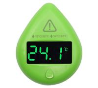 Fish Tank Digital Thermometer Digital Aquarium Thermometer LED Display Stick-on Fish Tank Thermometer Default HI/LO Alarm Cordless Tank Temperature Sensor with LED Touch Screen