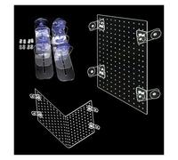 Fish Tank Divider 5 10 20 29 40 55 75 Gallon, Large Baby Fish Separator Aquarium with Suction Cup, Bendable Clear Isolation Grid for Fighting Sick Fishs(1mm/0.04in Hole,30x50cm/11.8x19.7in)