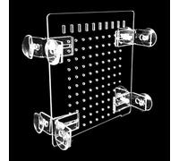 Fish Tank Divider, 9.8 X 11.8 in / 25 X 30 Cm, for 10 Gallon Fish Tanks, Transparent Pmma, Suction Cup Steady, Easy Installation, Aquarium Isolation Board