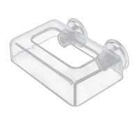 Fish Tank Feeder - Anti Drift Food Dispenser, Square Design - Tool | Transparent Feeding Bowl, Strong Adsorption Dispenser Tools | Large Capacity Suction Cups, Pond Feed