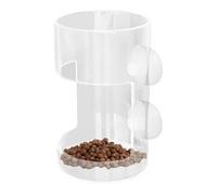 Fish Tank Feeder - Fish Feeder Tube Food Dispenser with Suction Cup,Clear Tray Food Holder, Shrimp Tank Accessories, Feeding Supplies, Prevent Food Scattering