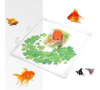 Fish Tank Feeder Ring - Aquarium Floating Feeding Ring With Suction For Betta, Tetra, And Shrimp | Plant Containment Ring For Fish Food, Coral Control, Feeding, Clear Acrylic Aquarium Feeder