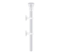 Fish Tank Feeder - Spill-Proof Acrylic Clear - Dwarf Shrimp Food Feeding Tube - for Aquatic Pets Snails Home Office Study Saltwater Freshwater Food Control