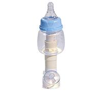Fish Tank Feeder - Vertical Suction Cup Aquarium Food Nipple | Clear Dispenser With Anti-Scattering Ring | Automatic Spot Feeder For Betta Shrimp Daily Vacation Travel Home Aquarium 19x3x3cm 100g