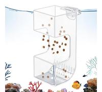 Fish Tank Feeding Tray Clear Transparent Dish