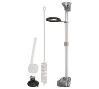 Fish Tank Feeding Tube Dish Multifunctional Plastic Fish Shrimp Feeder with Bowl for Aquarium Safe ABS Material Easy to Use Hygienic Design Large Diameter Funnel 2 Feeding Methods