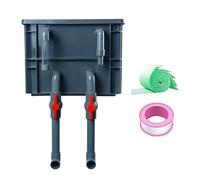 Fish Tank Filter Box,Quiet Multifunctional Filtration Supplies,Fish Tank Filtration System - for Saltwater Home Indoor Bedsroom Living Rooms Office Dorm Apartments