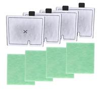 Fish Tank Filter Cartridges, CF1 Filter Service Pack 3 Month, 4 Replacement Sets of Fish Filter for Aquarium Maintenance, Promotes Water Clarity and Healthy Bacteria Growth