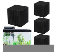 Fish Tank Filter Cube - Aquarium Cleaning Block, Water Purifying Cube | Ultra Absorbent Activated Carbon Block Trapping Debris Odor, Impurities Providing Crrystal Clear Aquatic in Home Aquariums