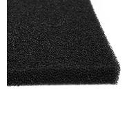 Fish Tank Filter Foam Pad Multiple Thickness Options for Marine Aquariums Black 50 * 50 * 4cm (50 * 50 * 2cm rough hole)