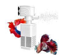 Fish Tank Filter, Internal Aquarium Filter, Low Noise Built-In Oxygen Pump For Hobbyists Keepers Enthusiasts Professionals Bedroom Living Room Classroom