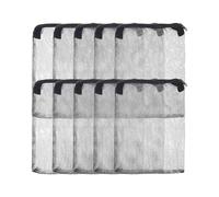 Fish Tank Filter Media Bags - Activated Carbon Holder, Resealable Mesh Pouch, Fluid Purification Function, Professional Aquarist Gear, Medium Translucent Freshwater Saltwater Equipment