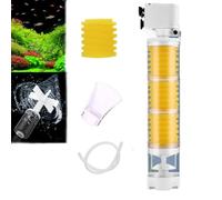 Fish tank filter, ultimate water tank filter, aquarium three in one water tank sponge filter, filtration, circulation, multifunctional siphon function(35W)