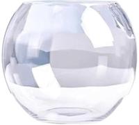 Fish Tank, Fish Bowl, Goldfish Bowl, Office Small Fish Tank Thickened Transparent Glass Fish Bowl Living Room Home Desktop Round Goldfish Tank(35cm)