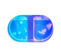 Fish Tank Fish Tank Bilateral Jellyfish Desktop Aquarium Small Ornamental Office Home Decoration