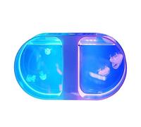 Fish Tank Fish Tank Bilateral Jellyfish Desktop Aquarium Small Ornamental Office Home Decoration