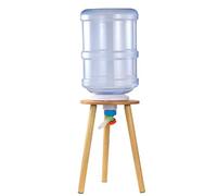 fish tank Fish Tank Creative Pc 15L Fish Aquarium Includes Wooden Stand, Water Spout, And Pipe Indoor Decoration (blue Barrel Body) fish aquarium
