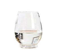 Fish Tank Fish Tank Transparent Oval Small Fish Tank Glass Turtle Tank Ecological Tank Aquatic Plants Home Desktop Ornaments Fish Aquarium(M)