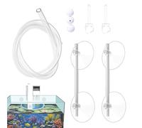 Fish Tank Floating Plant Corral - Aquatic Barrier, 1pc Divider For Greenery Control, Silicone Loop With Suction Mount, Aquarium Gear, Plant Protector For Bettas, And Shrimps