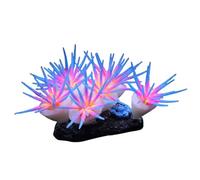 Fish Tank Glow Coral Jewellery - Soft Coral Decoration in Silicone | Coral Plants Ornaments for Betta | Artificial Plants for Aquariums Glowing in the Dark Decorations for Water Dolly