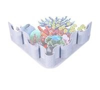 Fish Tank Gravel Divider, Substrate Fence For Aquarium, Sand Soil Seperator, Border For Plant Roots And Decor Separation, Betta Breeders For Clean Layout Maintenance