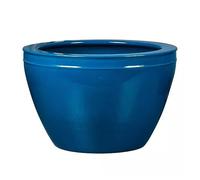 Fish Tank Household Ceramic Living Room Corridor Fish Tank Outdoor Courtyard Garden Water Lily Lotus Water Basin Glass Fish Tank(41cm)