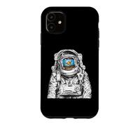 Fish Tank in Spacesuit Astronaut Goldfish Space Graphic Case for iPhone 11