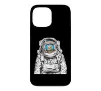 Fish Tank in Spacesuit Astronaut Goldfish Space Graphic Case for iPhone 13 Pro Max
