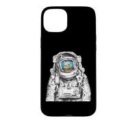 Fish Tank in Spacesuit Astronaut Goldfish Space Graphic Case for iPhone 15 Plus