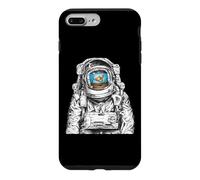 Fish Tank in Spacesuit Astronaut Goldfish Space Graphic Case for iPhone 7 Plus/8 Plus