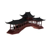 Fish Tank Landscape Bridge Decoration Mini Pavilion Statue Outdoor Ornament(1)