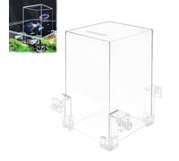 Fish Tank Lookout Tower,Clear Negative Pressure Fish Tank Acrylic,Look Out Tower for Fishs Sorority Tanks,360° View & Auto-Refill,Increase Activity Space for Ecological Decorations (#1pc)