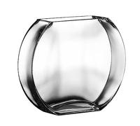 Fish Tank Peach-shaped Flat Round Glass Fish Tank Aquarium Living Room Desk Decoration