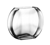 Fish Tank Peach-shaped Flat Round Glass Fish Tank Aquarium Living Room Desk Decoration