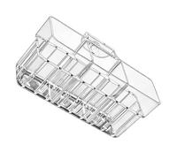 Fish Tank Plant Holder - 18x6x8cmPack Clear, Transparent Aquarium Container, Top Hanging Fish Tank Plant Holder, Basket With Hook Top Aquarium Cup Aquatic Holding Decor For Aquaponic