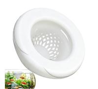 Fish Tank Plant Holder - Cone Shaped, Floating, Floating Aquarium Cup Betta Rest Hydroponic Planter | Suspended Feeding Ring Decor For Shrimp Freshwater Terrarium Home Office Use